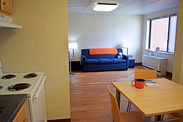Housing And Residence Life U Va Kitchen Is Adjacent To The Living Room